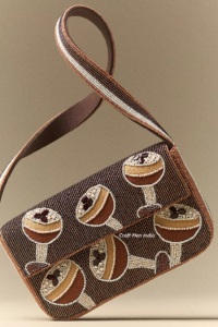 Conception personnalisée de luxe Bohème broderie de perles de rocaille sac à main chaînes couverture deux sangles Vintage perle pour dame à la mode quotidien - Product Image 3