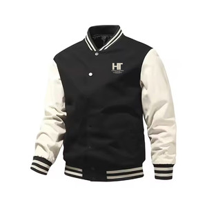 Chaqueta Letterman de Invierno para Hombre, Fabricación Profesional, Lona de Algodón, Logotipo Frontal, Ecológica, Alta Calidad, Hecha en Pakistán - Product Image 1