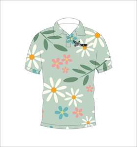 T-shirt personnalisé pour homme à imprimé floral, manches courtes, décontracté, été, col rond, sublimation - Product Image 6