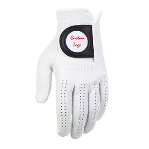 Guantes de golf para hombre y mujer con estampado colorido y logotipo personalizado, guantes profesionales de golf de poliéster hechos sintéticamente con etiqueta privada OEM - Product Image 1