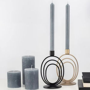 Bougeoir en métal de style anneau, vente chaude 2026, pour la décoration de Noël, bougeoir en métal pour la maison, l'hôtel et la décoration de table - Product Image 1