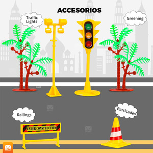 Pista de Carreras de Autos de Juguete para Niños - Colores Surtidos - Product Image 5