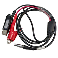 Kabel Rakitan Konektor Push Pull 2 Pin Kustom ke Klip Buaya untuk Adaptor Daya