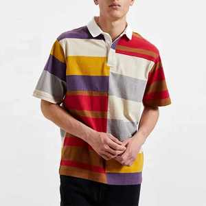 Alta calidad Hombres 100% Algodón Manga corta Casual Hombres Polo Camisa Tallas grandes Slim Fit Polos - Product Image 1