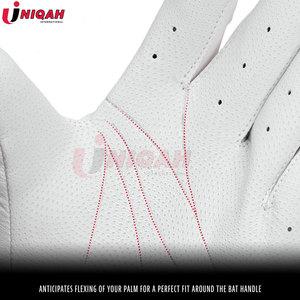 ถุงมือตีเบสบอลหนังแท้คุณภาพสูงแบบยาวพิเศษ สวมใส่สบายสำหรับผู้ชาย พร้อมสีและโลโก้ที่ปรับแต่งได้ - Product Image 4