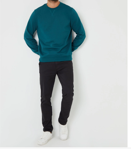 เสื้อฮู้ดดี้ผู้ชายผ้าฝ้าย 100% ปักลายโลโก้ตามสั่ง ทรงหลวม ไหล่ตก ผ้าเฟรนช์เทอร์รี่หนานุ่ม - Product Image 2