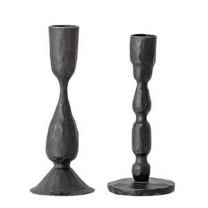 Elegant Minimalist Iron <b>Candle</b> Stand Vintage <b>Black</b> Pillar Taper Candlestick Holder for Christmas Luxury Dining Table Decoration - Product Image 5
