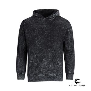 Sweats à capuche professionnels 100% coton lavés à l'acide pour hommes conception de logo personnalisé impression bouffée surdimensionnée vêtements de haute qualité - Product Image 5