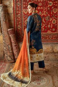 2025 proveedor directo de fábrica señoras 3 piezas verano Shalwar Kameez diseño tradicional hasta la rodilla cuello redondo traje de césped lavable - Product Image 3