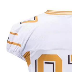 เสื้อฟุตบอลอเมริกันขนาดพลัสไซส์ ระบายอากาศได้ดี แห้งเร็ว พิมพ์ลาย แขนสั้น ทนทาน ผลิตจากโพลีเอสเตอร์ เหมาะสำหรับการฝึกซ้อมและกิจกรรมกลางแจ้ง - Product Image 4