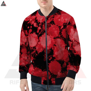 Chaqueta Bomber de Invierno para Hombre, Cálida, Casual, Resistente al Viento, con Estampado por Sublimación en Lona, Mezcla de Algodón, Precio Razonable - Product Image 3