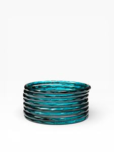 Bracelets en verre de perle bleue de qualité supérieure, coupe émeraude, simples, traditionnels, indiens, tendance, à prix de gros pour l'exportation mondiale - Product Image 2