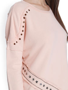 Sweat-shirts à manches longues à col rond doublés unis pour l'hiver, vente en gros, personnalisés, séchage rapide, respirants, couleur unie, service OEM, pas cher - Product Image 4