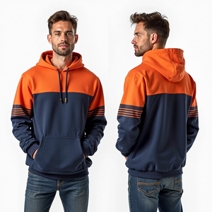 เสื้อฮู้ดดี้โอเวอร์ไซส์ทรงหลวมแบบสั่งทำพิเศษ ไม่มีเชือกผูก สำหรับผู้ชาย พิมพ์ลายแบบซับลิเมชั่น แฟชั่นสตรีทแวร์ ดีไซน์ทันสมัย - Product Image 3