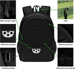 Mochila deportiva multifunción personalizada con gran capacidad y compartimento para zapatos para uso en fútbol al aire libre Logotipo personalizado Bienvenido - Product Image 3