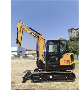 Excavadoras SANYsSY60C de 6 y 5 toneladas, usadas, de segunda mano, mini excavadoras hidráulicas de cadenas, en buen estado, con certificación CE, en venta. - Product Image 4