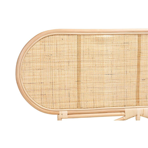 หัวเตียงหวายทรงรีปรับแต่งได้สำหรับห้องนอนหัวเตียงทรงอ้อยดีไซน์แบบ Boho สำหรับบ้านและโรงแรมขายส่งเฟอร์นิเจอร์จากเวียดนาม - Product Image 3