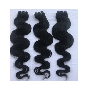 Export 100% Raw Remy Virgin Cambodian 24" <b>Body</b> <b>Wave</b> Bundle Extension Double Machine Weft at Wholesale Price List Indian Supplier - Product Image 1
