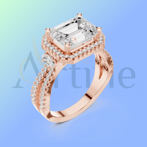 Bijoux Bague brillante en or 18 carats pour occasions spéciales - Product Image 1