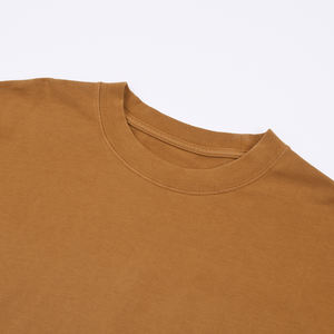 เสื้อยืดผ้าฝ้ายพิมพ์ลายเฮฟวี่เวทเสื้อยืดโอเวอร์ไซส์สไตล์วินเทจซักได้พิมพ์โลโก้ตามสั่งเสื้อยืดซักหรือผ้าบาติกสำหรับผู้ชาย - Product Image 3