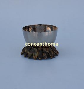 Bandeja de Servicio de Comida de Acero Inoxidable de Diseño Elegante, Hecha a Mano, Ecológica, Duradera, de Alta Calidad para Restaurantes, Plato con Forma de Hoja - Product Image 4