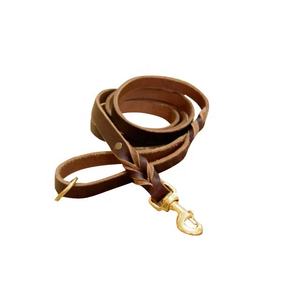 ปลอกคอสุนัขหนังแท้พร้อมแผ่นรองหนังแท้คลาสสิกจากซัพพลายเออร์ที่เชื่อถือได้ - Product Image 4