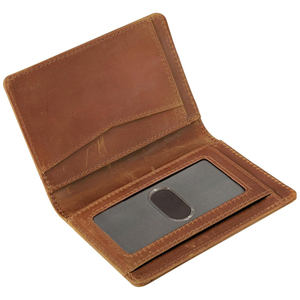 Porte-cartes en cuir véritable pour hommes/femmes Portefeuille élégant avec porte-cartes sécurisé - Product Image 4