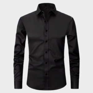 เสื้อเชิ้ตแขนยาวลำลองสำหรับผู้ชาย, เสื้อเชิ้ตสไตล์ธุรกิจผ้าฝ้ายมีกระดุมพิมพ์ลายถักเสื้อผ้าแนวสตรีทไซส์ XL 6XL - Product Image 4