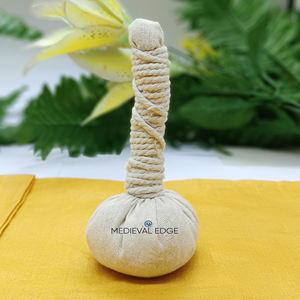 ลูกบอลบีบอัดสมุนไพรธรรมชาติสำหรับการบำบัดร่างกายผลิตภัณฑ์นวดผ่อนคลายอาการปวดจากธรรมชาติทั้งหมดผลิตจากโรงงานอินเดียดั้งเดิม100% - Product Image 5