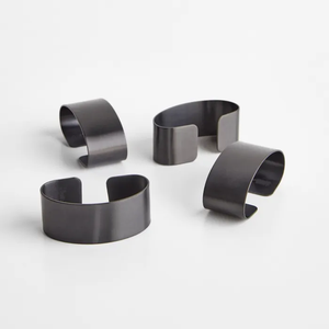 Metal Napkin Ring Custom logo Personalised Wholesale Luxury Metal Napkin Ring <b>Table</b> Decorative Item - Product Image 2
