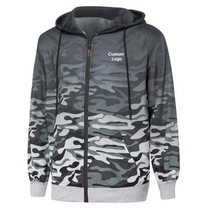 Logotipo personalizado Sublimación Manga larga Algodón Transpirable Hombre Sudaderas con capucha Personalizado 3D Puff Sudadera con capucha Ropa de hombre Sudaderas básicas - Product Image 4
