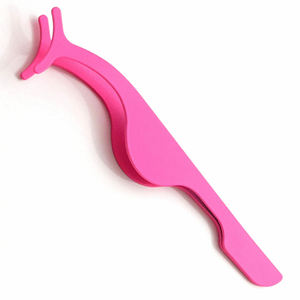 Pince à cils en acier inoxydable Pince à épiler d'extension de cils en acier inoxydable Outils de soins personnels - Product Image 1