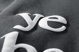 Sweat à capuche en coton français 6XL lourd pour hommes avec impression 3D bouffante Logo personnalisé Tissu polaire d'hiver à épaules tombantes - Product Image 3