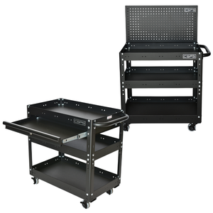 Wholesale 3-Tier Stainless Steel Tool Cart Stainless Steel <b>Storage</b> <b>Cabinet</b> for Workshop for Mechanic <b>Garage</b> Industry Warehouse - Product Image 1