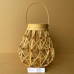 2023 Modern Pendant Light Eco-Friendly Warm <b>Vintage</b> Style Rattan Lampshade Bamboo Hanging <b>Lamp</b> for Living Room Decor - Product Image 1