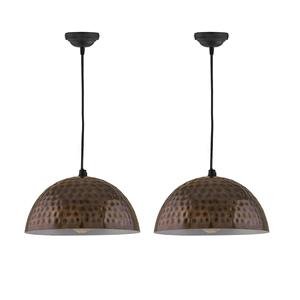 Colgante colgante de cobre de superficie brillante hecho a mano de alta calidad con diseño de forma redonda para sala de estar y decoración interior - Product Image 2