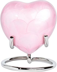 Urne Royal Rapture Heart pour cendres funéraire souvenir de crémation avec support - Product Image 5