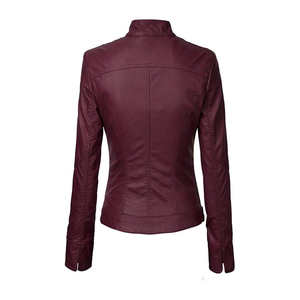 Chaqueta Corta de Cuero Unisex, Ropa de Invierno Moderna, Estilo Urbano, Cierre de Cremallera con Peluche, Resistente al Viento, Venta al por Mayor - Product Image 3