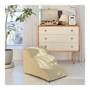 [AllmioPet] 3 <b>Step</b> Cloud Fabric Pet Stairs Beige AMP 3 BE <b>Dog</b> Cat <b>Steps</b> for Sofa Bed Indoor Household Use - Product Image 1