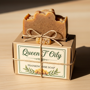 Jabón natural de incienso para pieles grasas Forma sólida con extractos botánicos Hidratante para pieles suavemente hidratadas - Product Image 4