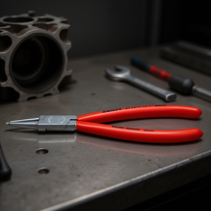 Alicates Knipex cromados para circlips internos, puntas rectas con mangos recubiertos de plástico para orificios. - Product Image 3