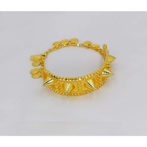 Fournitures de bijouterie Bijoux de luxe pour femme Parure de bijoux plaqué or pour mariée et mariage Bracelets de bijouterie Dubai - Product Image 1