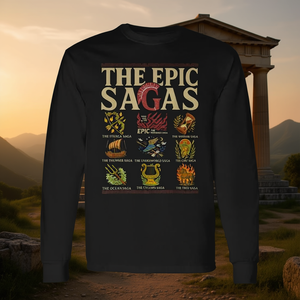 Camiseta de manga larga promocional Vintage Epic Saga Ithaca Odysseus Musical Wisdom Thunder - Product Image 3