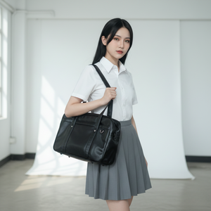 กระเป๋าสะพายทรงวีคเอนเดอร์ Mira JK รุ่นทนทาน พร้อมซิปปิด - Product Image 6
