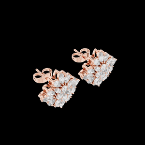 Luxury Quality Jewelry Wholesale Filigree Earrings Diamond VVS1 Woman Engagement 925 <b>Silver</b> Mossanite Earrings <b>Stud</b> - Product Image 1