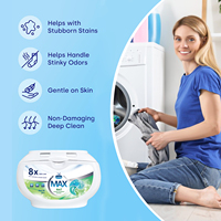 Oradess 4 en 1 – Capsules de lessive hypoallergéniques et écologiques testées par des dermatologues – Formule nettoyante en profondeur – Adoucissant pour vêtements de bébé et textiles sensibles