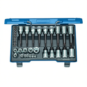 Jeu de douilles à embouts Torx Gedore 1/2''+1/4'', kit d'outils de 34 pièces - Product Image 2