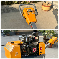 Compacteur vibrant à tambour unique portatif pour la construction routière, mini-compacteur manuel pour sols et asphalte