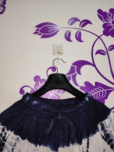 Jupe longue maxi faite à la main, style bohème hippie, trois teintes, pour femme, tenue de plage estivale, confortable, légère, en rayonne, taille élastique - Product Image 4