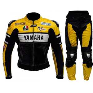 ชุดแข่งมอเตอร์ไซค์หนังแท้สำหรับมืออาชีพชุดแข่งมอเตอร์ไซค์ดีไซน์ออกแบบโลโก้ได้ตามต้องการใส่สบาย - Product Image 5